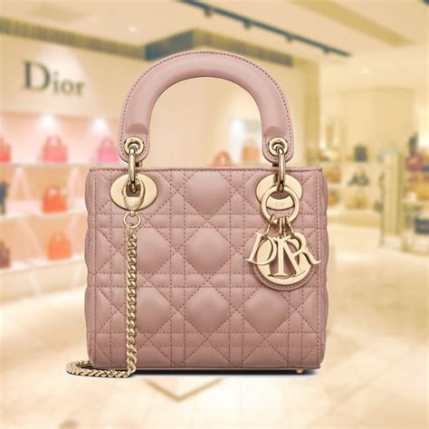 lady dior pink matte|small Lady Dior bag price.